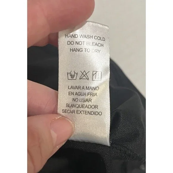 Doe & Rae Women’s Black w/Red Flowers Lace Dress Sz S Knee Length Gothic Witchy - Picture 11 of 15